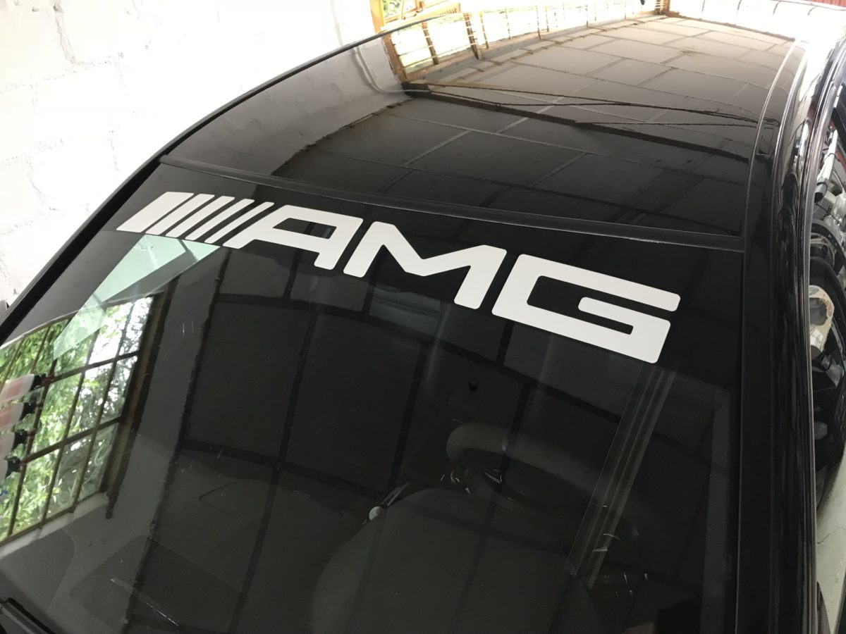 ALAUZY EVO Mercedes C63 AMG Pack carbone logo AMG