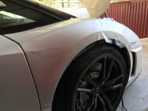 Film de protection sur une rare Lamborghini Gallardo Performante