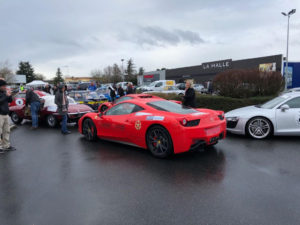 AVEYRON TOUR 2018 FERRARI AUDI R8 JAGUAR TYPE E CAB