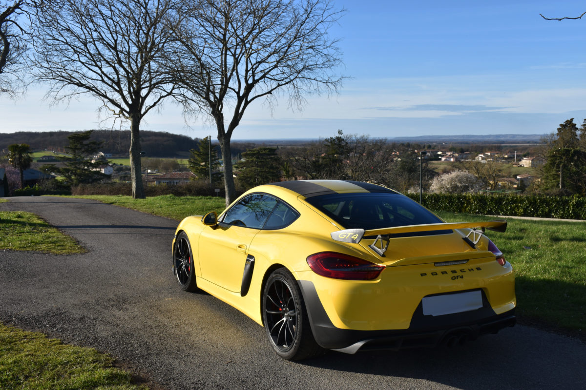 PORSCHE GT4 Covering Black carbon personnalisation customisation