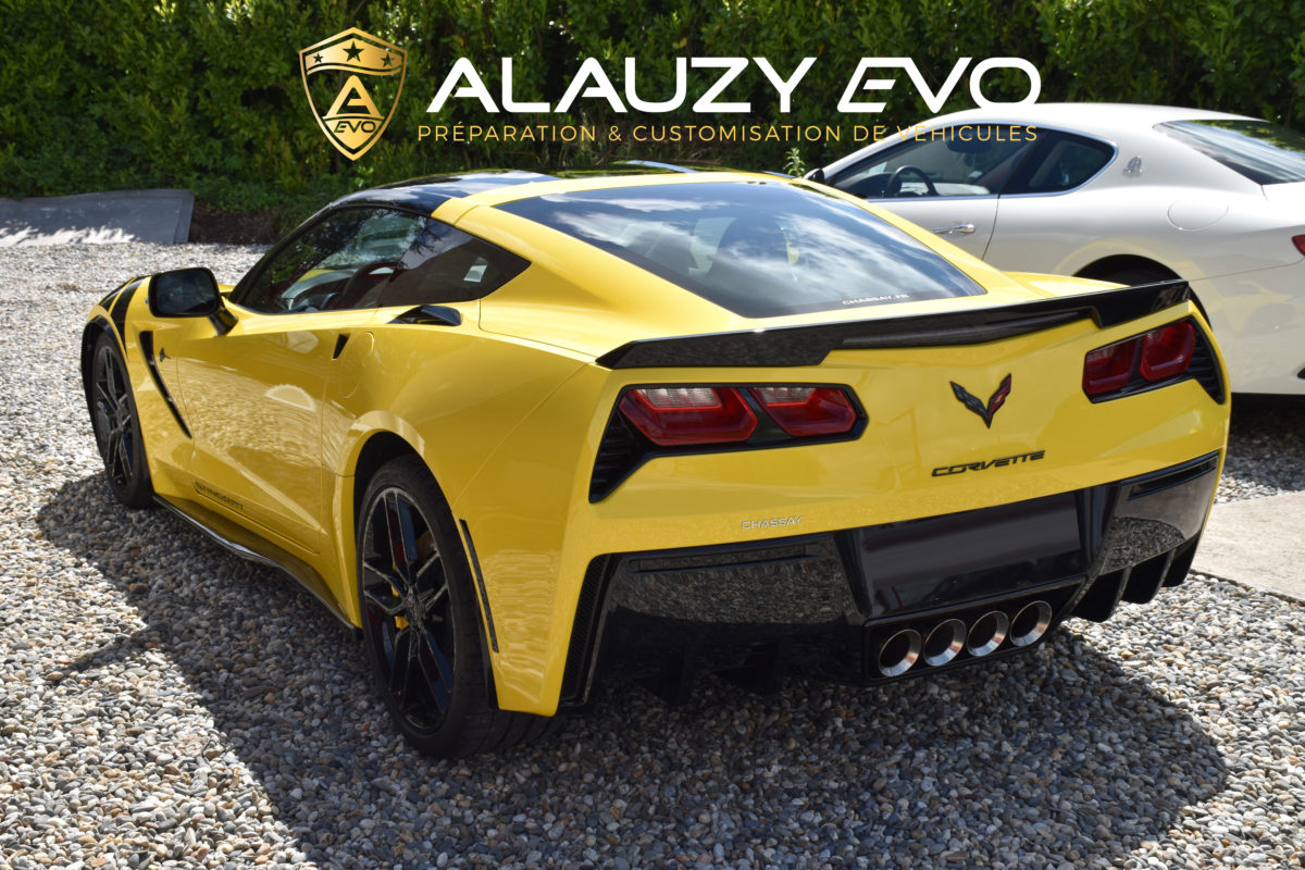 CORVETTE STINGRAY C7 COVERING FILM DE PROTECTION ALAUZY EVO TOULOUSE WRAPPING PERSONNALISATION