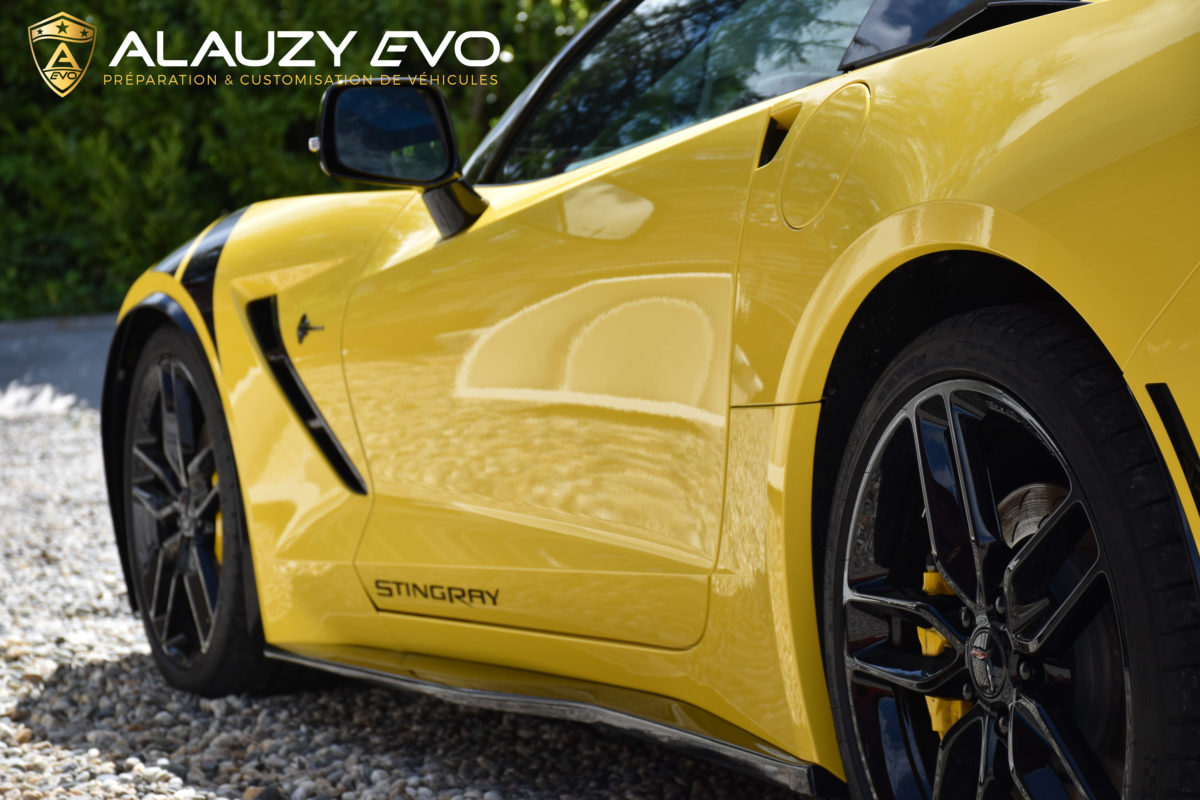 CORVETTE STINGRAY C7 COVERING FILM DE PROTECTION ALAUZY EVO TOULOUSE WRAPPING PERSONNALISATION