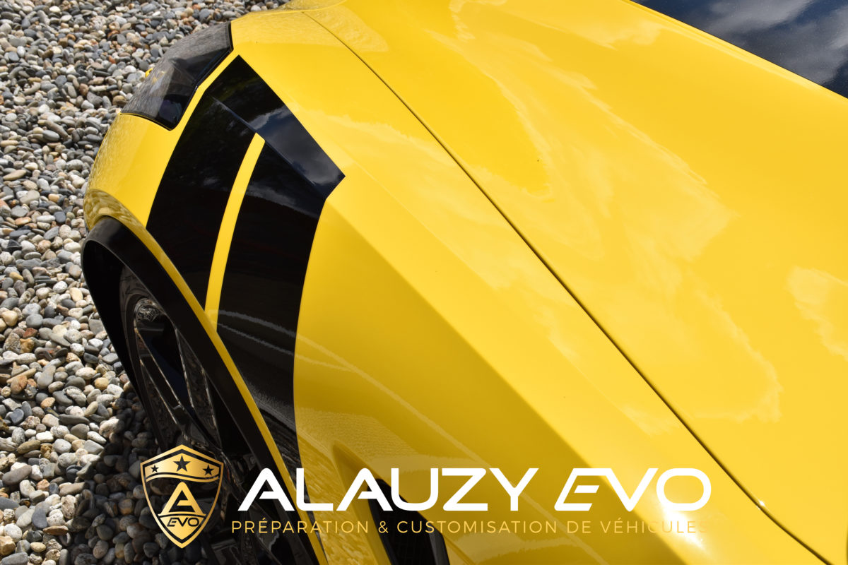 CORVETTE STINGRAY C7 COVERING FILM DE PROTECTION ALAUZY EVO TOULOUSE WRAPPING PERSONNALISATION