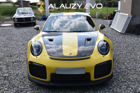 Protection face avant en Film de protection Porsche 991 GT2 RS