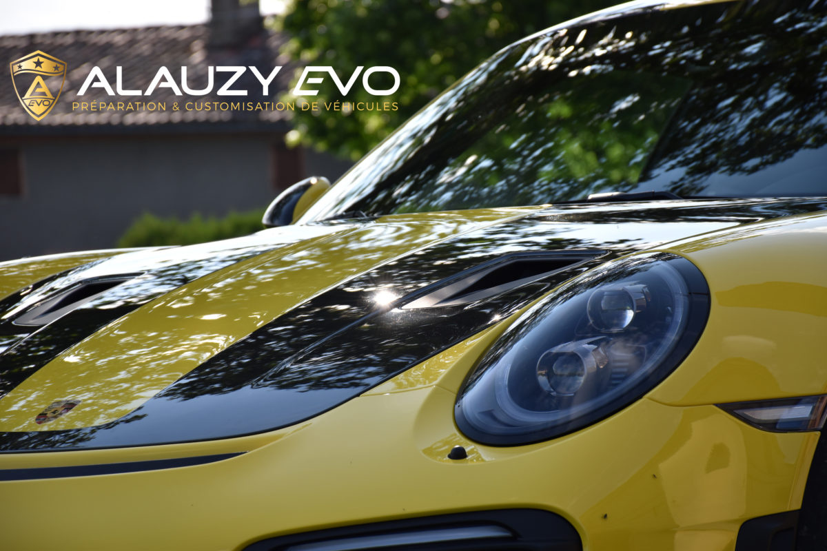 Porsche GT2RS ALAUZY EVO TOULOUSE Covering Film de protection Céramique