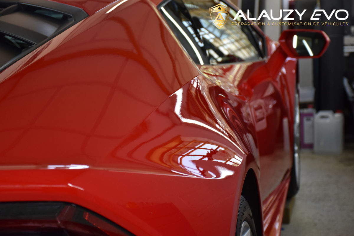 Lamborghini Alauzy Evo Covering PremiumShield Ceramique Detailing