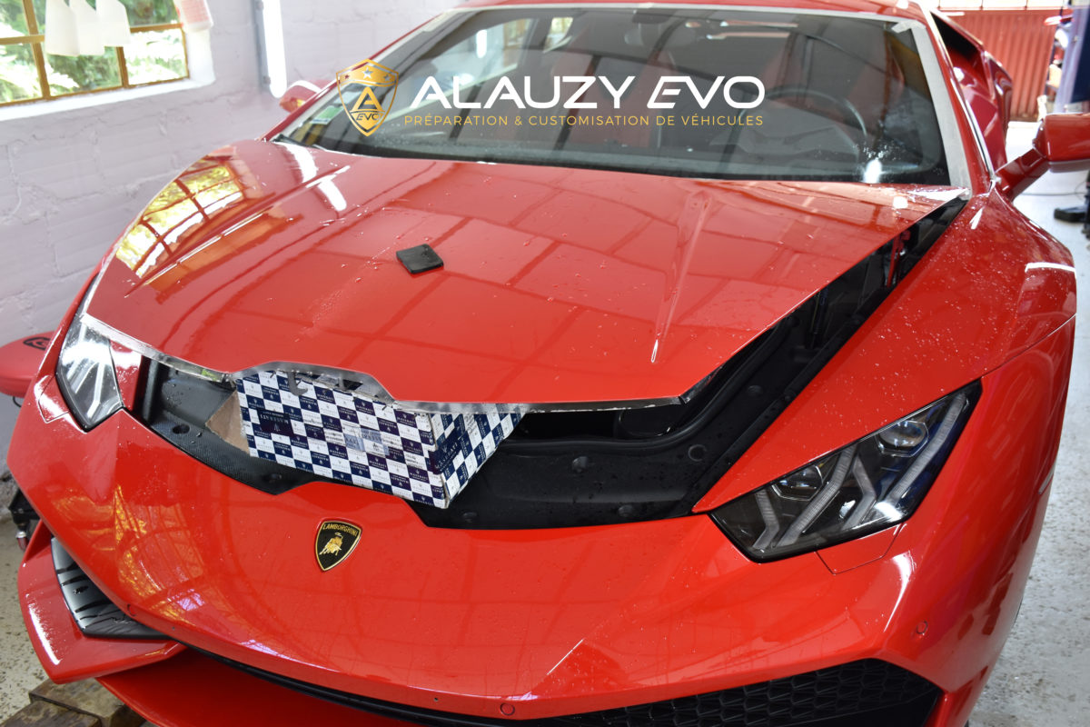 Film de protection Lamborghini Alauzy Evo Covering PremiumShield Ceramique Detailing