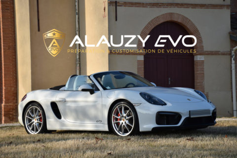 Protection carrosserie PremiumShield sur une Porsche Boxster GTS 981 (Toulouse)