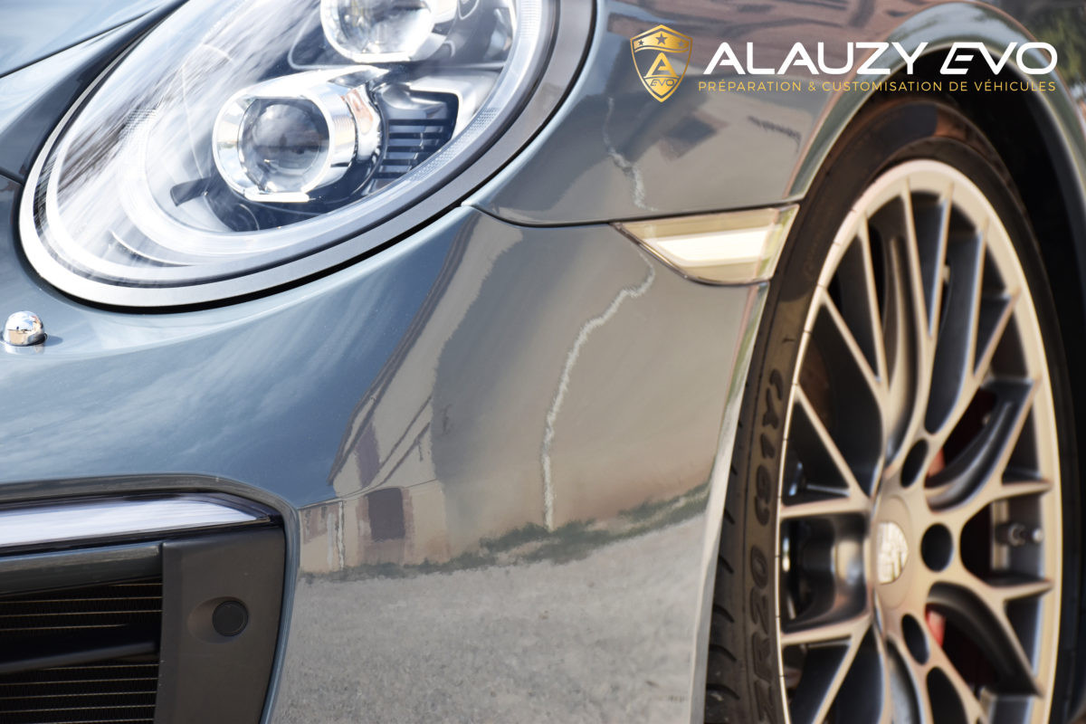 ALAUZY EVO FILM DE PROTECTION PORSCHE TOULOUSE PremiumShield Covering Ceramique Detailing