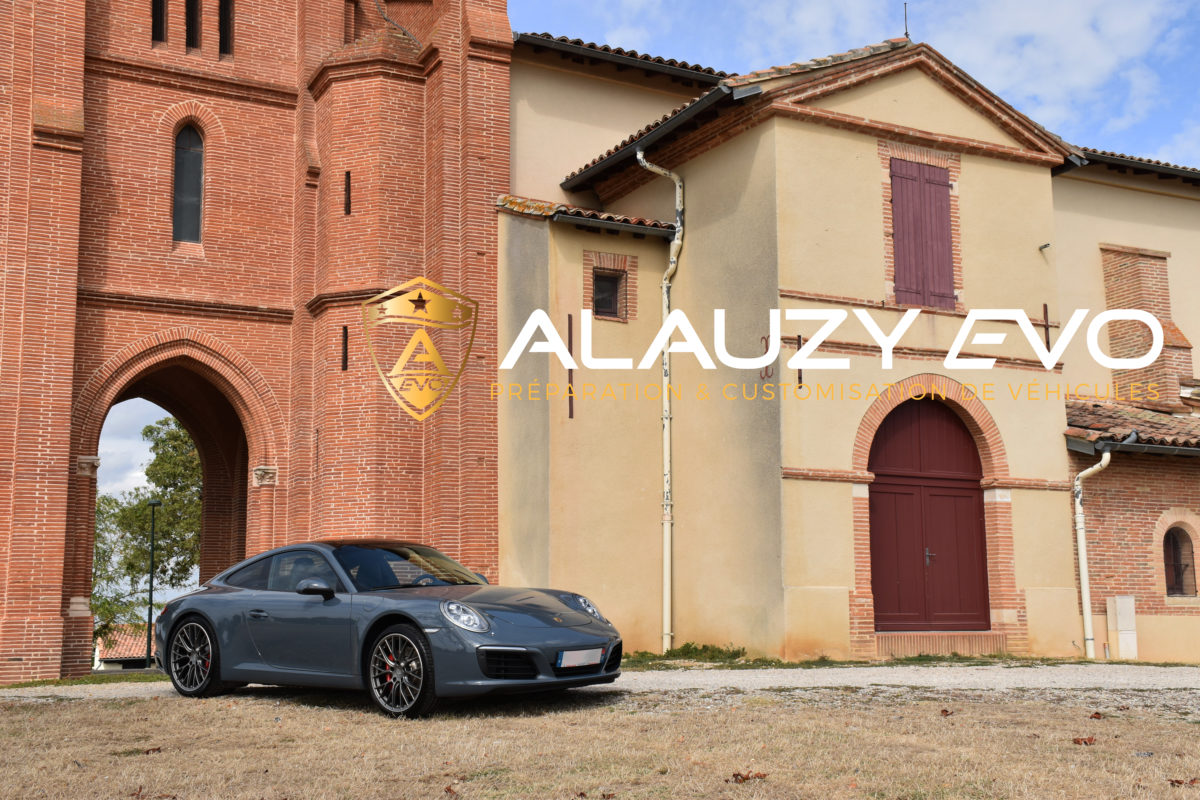 ALAUZY EVO FILM DE PROTECTION PORSCHE TOULOUSE PremiumShield Covering Ceramique Detailing