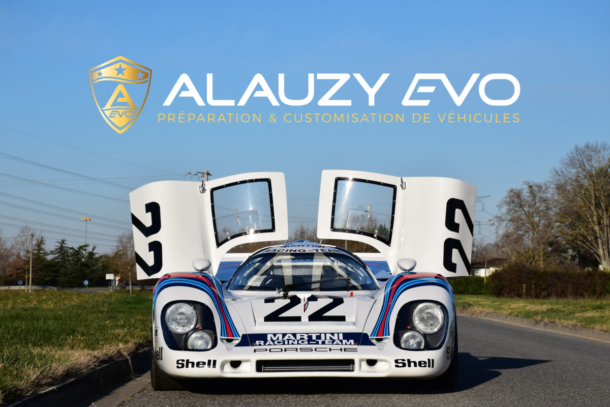 PORSCHE 917 RACING MARTINI ALAUZY EVO PERSONNALISATION COVERING TOTAL