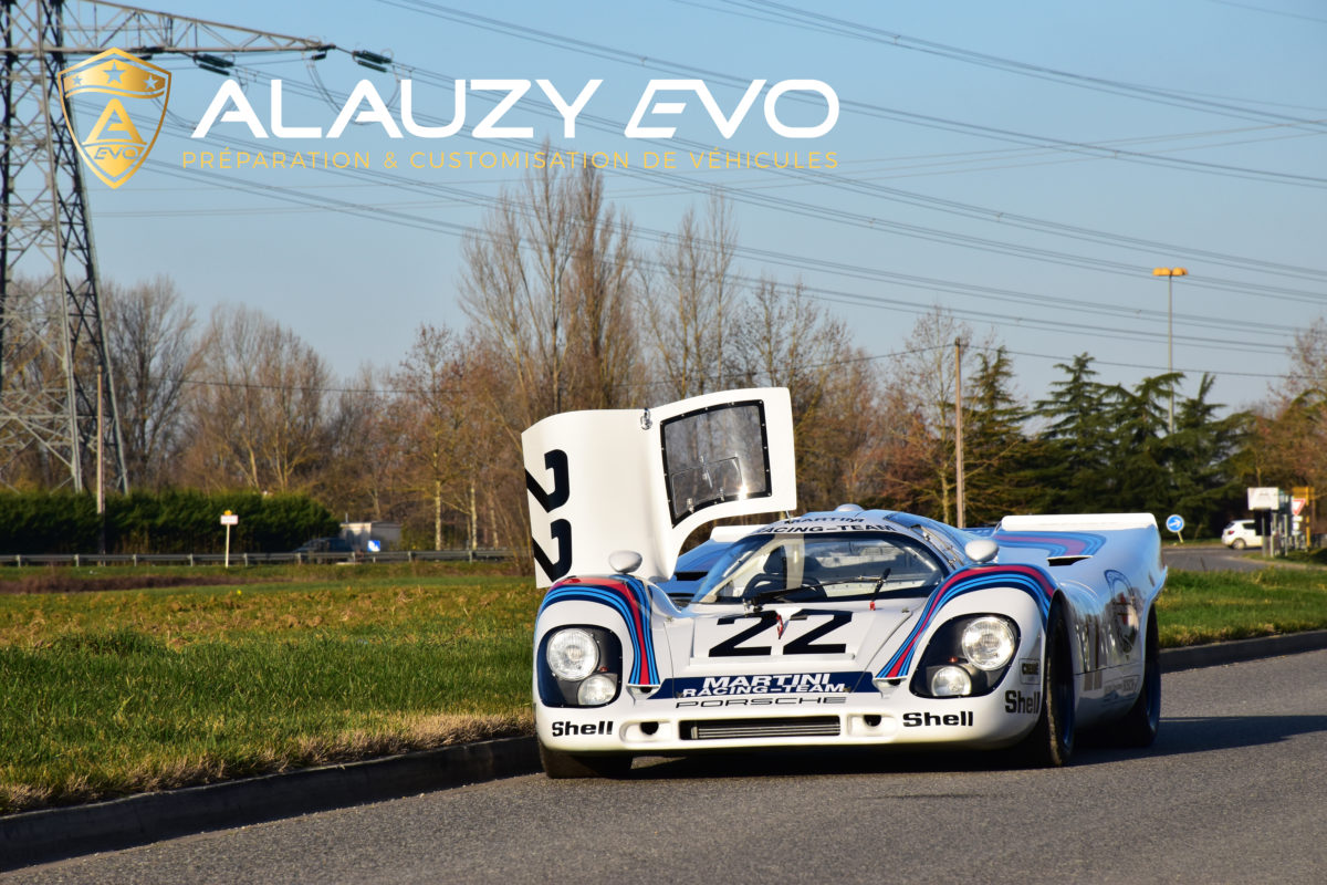 PORSCHE 917 RACING MARTINI ALAUZY EVO PERSONNALISATION COVERING TOTAL