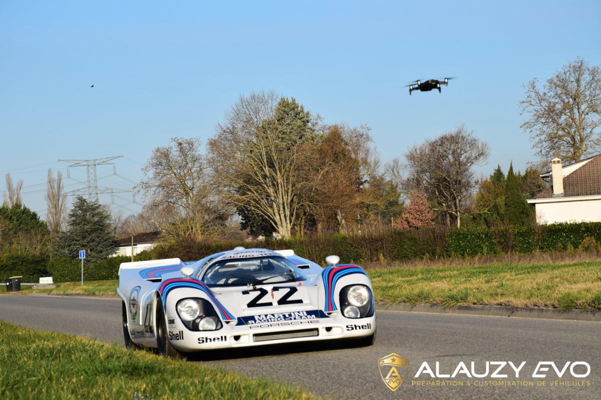 PORSCHE 917 RACING MARTINI ALAUZY EVO PERSONNALISATION COVERING TOTAL