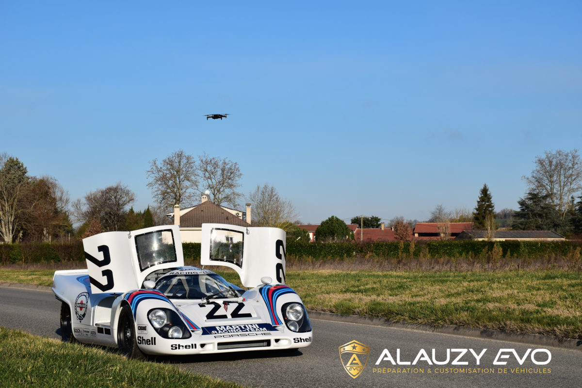 PORSCHE 917 RACING MARTINI ALAUZY EVO PERSONNALISATION COVERING TOTAL