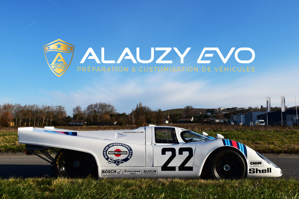 PORSCHE 917 RACING MARTINI ALAUZY EVO PERSONNALISATION COVERING TOTAL