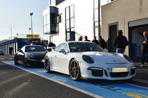 Track day à Albi avec la Porsche 991 GT3 que nous avons protégée dans notre atelier !